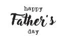 5648c - happy father's day rubber stamp