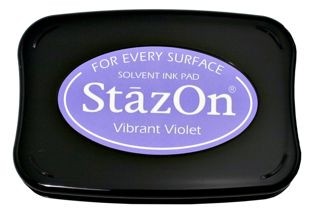Vibrant Violet StazOn Solvent Ink Pad
