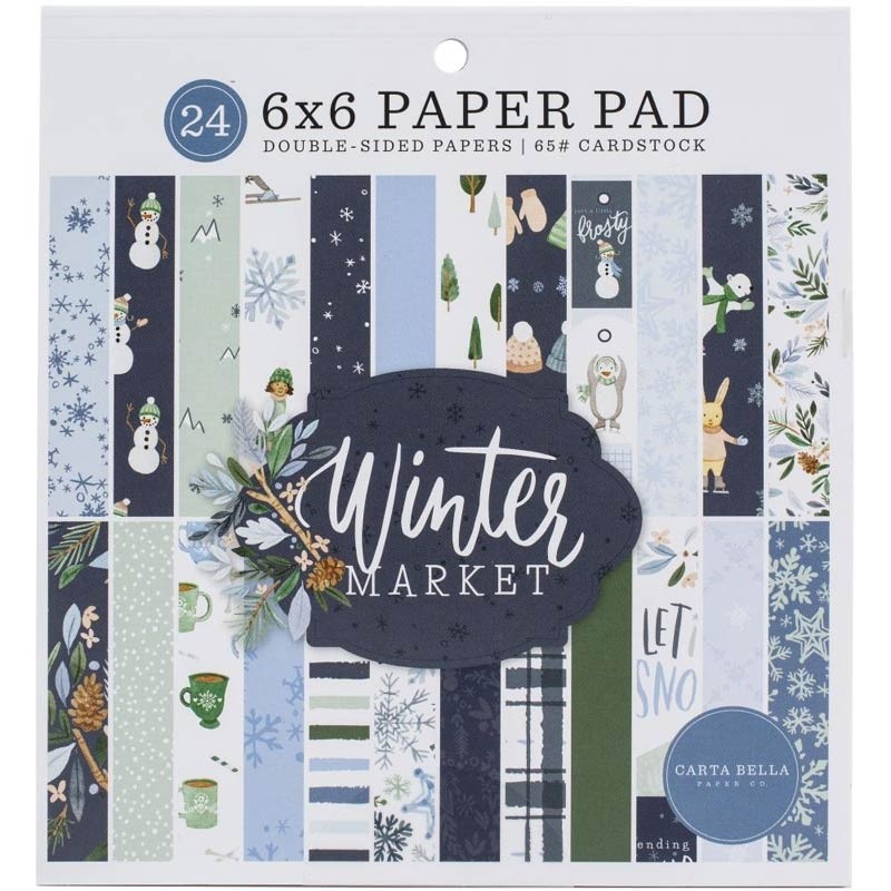 Echo Park Winter Market 6x6 paper pad
